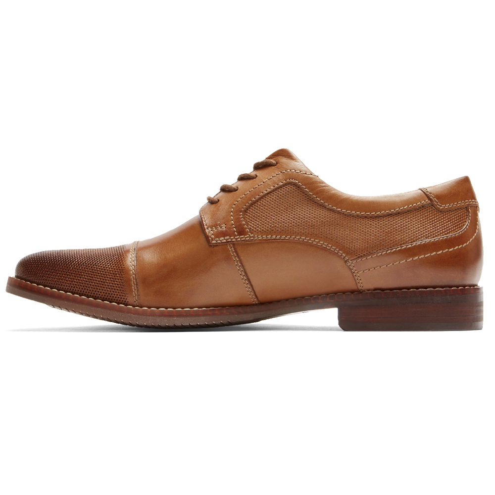 Rockport Snøre Sko Herre Brune - Style Purpose Cap Toe Blucher - EPZA14586